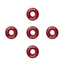 Parafuso de Coroa Ictus Kit com 5 parafusos Vermelho