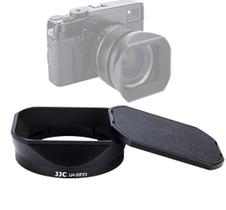 Parafuso de lente JJC LH-JXF23 preto quadrado para Fujinon XF 23 mm F1.4 Parafuso de lente JJC LH-JXF23 preto quadrado para Fujinon XF 23 mm F1.4