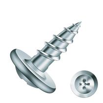 Parafuso de madeira 8 x 1,27 cm, 500 unidades, fio padrão de liga de aço Parafuso de madeira 8 x 1,27 cm, 500 unidades, fio padrão de liga de aço