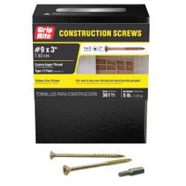 Parafuso de madeira Grip-Rite 3GCS5 9 x 3 T25 Star Drive Gold 2,27 kg