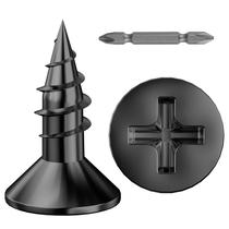 Parafuso de madeira Wensilon 1200 unidades 4x1 /2 Black Metal Self-Tapping Parafuso de madeira Wensilon 1200 unidades 4x1 /2 Black Metal Self-Tapping