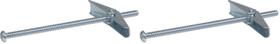Parafuso de Máquina com Cabeça Redonda e Toggle Bolt Hillman 1/4"x10cm 2 unidades Parafuso de Máquina com Cabeça Redonda e Toggle Bolt Hillman 1/4"x10cm 2 unidades