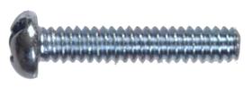 Parafuso de máquina Hillman 1/4-20 x 2,5 cm, cabeça redonda, pacote com 100