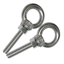 Parafuso de olhal de ombro CHHGGNN M10, anel de elevação pesado (2 unidades)