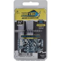 Parafuso e âncora BORE-FAST 3/16" D x 3,8 cm L Aço 25 unidades