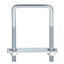 Parafuso em U quadrado YIDU69Q para reboque de aço galvanizado, 10 unidades Parafuso em U quadrado YIDU69Q para reboque de aço galvanizado, 10 unidades
