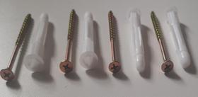 Parafuso Fenda/Phillips 5x60mm + Buchas M.U 8m Kit 4 Pçs Boly Ref. 155