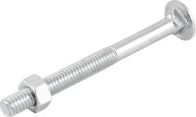 Parafuso Francês (08089) Zb 5/16X3.1/2" Vonder