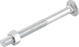 Parafuso Francês (08089) Zb 5/16X3.1/2 Vonder