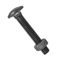 Parafuso Francês 3/8x4 Com Porca Polido Alta Resistência Parafuso Francês 3/8x4 Com Porca Polido Alta Resistência