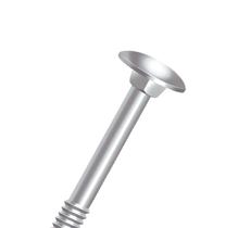 Parafuso Francês Grande 5/16x8 20cm 200mm Zincado