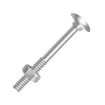 Parafuso Francês Inox Ciser - 5/16X2.1/2