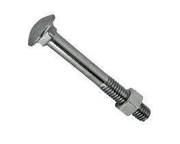 Parafuso Frances Zinc C/Porca C 5/16equotX3.1/2equot 100P