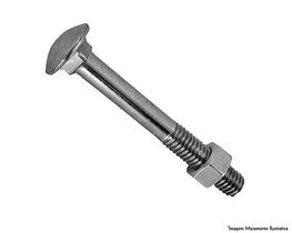 Parafuso Frances Zinc C/Porca C 5/16equotX3equot 100P