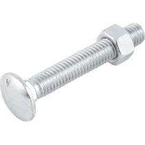 Parafuso Francês Zincado, 3/8" x 2.1/2", com Porca, Vonder Parafuso Francês Zincado, 3/8" x 2.1/2", com Porca, Vonder