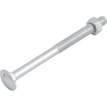 Parafuso Francês Zincado, 5/16" x 4", com Porca, Vonder