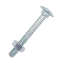 Parafuso Francês Zincado (B) 1/4 x 4 - 100 unidades - Jomarca Parafuso Francês Zincado (B) 1/4 x 4 - 100 unidades - Jomarca