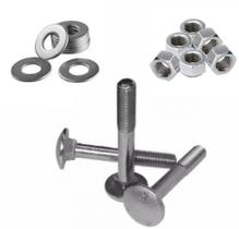 Parafuso Francês Zincado C/ Porca 3/16X1-1/2-25PÇ