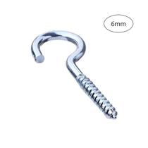 Parafuso Gancho Zincado P/ Bucha Unitário Diâmetro: 6mm Parafuso Gancho Zincado P/ Bucha Unitário Diâmetro: 6mm