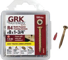 Parafuso GRK 772691020758 8 R4 X 1-3/4 Color 100 Count