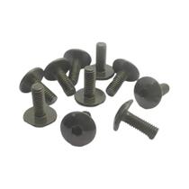 Parafuso Hexagonal De Cabeça Plana M6 Prata Escura 10 20pcs Para Motocicleta Scooter ATV Moped Tampa