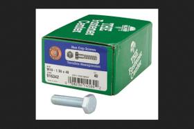 Parafuso Hillman M10-1,50 x 40 mm em aço tratado termicamente 40 unidades