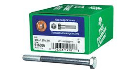 Parafuso Hillman M8-1,25 x 90 mm em aço zincado, 30 unidades