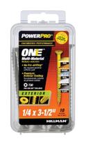 Parafuso Hillman POWERPRO ONE 1/4" x 9 cm Aço Bronze, pacote com 10 Parafuso Hillman POWERPRO ONE 1/4" x 9 cm Aço Bronze, pacote com 10