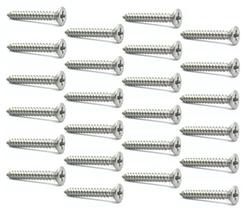 Parafuso INOX de fixar ponte guitarra strato Kit c/ 24 unid.