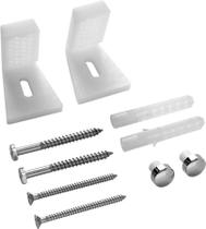 Parafuso Kit Fixaçao Lateral Blukit Bacia Bide Cromado Parafuso Kit Fixaçao Lateral Blukit Bacia Bide Cromado