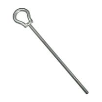 Parafuso Longo Olhal M12 X 250mm Galvanizado Fosco - PC / 10 Parafuso Longo Olhal M12 X 250mm Galvanizado Fosco - PC / 10
