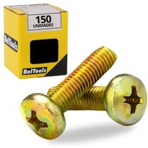 Parafuso M6 Panela Phillips 1,25x25mm Belenus 150 Un Parafuso M6 Panela Phillips 1,25x25mm Belenus 150 Un