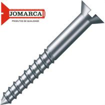 Parafuso Madeira Chata Reta Jomarca 6,1 X 75Mm