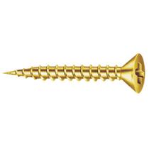 Parafuso Madeira Chipboard Cabeça Chata 4,0 x 65mm Caixa 200pc