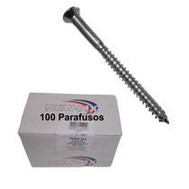 Parafuso madeira ou concreto 4.2 x 55mm philips 100 unidades