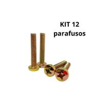 Parafuso Máquina Cabeça Panela M8-1.25MA X 45 BC 12 UNID