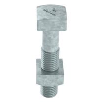 Parafuso Máquina Cabeça quadrada Galvanizado M16X200MM OLIVO