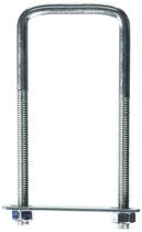 Parafuso National Hardware N222-364 Zinc Square U 8x5x13 cm Parafuso National Hardware N222-364 Zinc Square U 8x5x13 cm