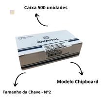 Parafuso Para Dobradiça Madeira 4x16 Cabeça Chata Cx. 500