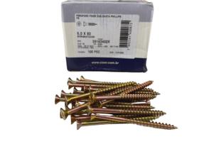 Parafuso Para Madeira Chata 6.0 X 80 Phillips 100un Parafuso Para Madeira Chata 6.0 X 80 Phillips 100un