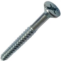 Parafuso para Madeira com Cabeça Chata 5,5x100 com 10 Unidades - PMD/76 - FIXTIL