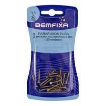 Parafuso Para Madeira e MDF 3,5 x 20mm CPA 20pçs - Bemfixa