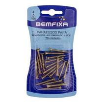 Parafuso Para Madeira e MDF 4 x 30mm CPA 20pçs - Bemfixa