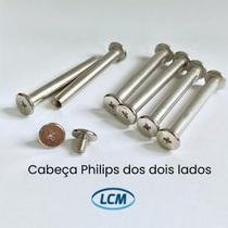 Parafuso Pasta Niquelado 50mm - Cabeça Philips - 10 Unidades Parafuso Pasta Niquelado 50mm - Cabeça Philips - 10 Unidades
