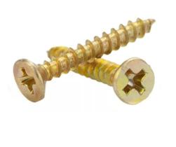 Parafuso Philips Cabeça Chata Para Madeira - 3 x 14mm - 100 un.