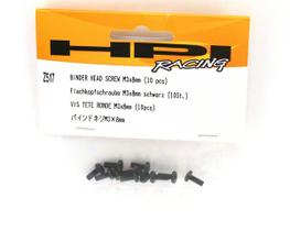 Parafuso philips m3x8mm (10pçs) automodelos hpiz517