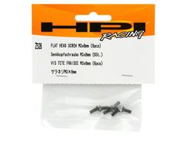 Parafuso phillips m3x8mm (6pçs) de automodelo hpiz526