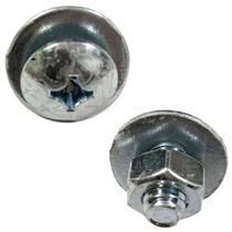 Parafuso Placa Moto Philips Arruela e Porca Par