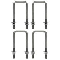 Parafuso quadrado em U e hardware para reboque de barco em aço galvanizado Parafuso quadrado em U e hardware para reboque de barco em aço galvanizado