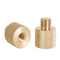 Parafuso Redutor p/ Câmera Rosca de 1/4 para 3/8 em Cobre